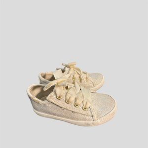 keds size 5 unisex celebration sneakers with sparkly upper